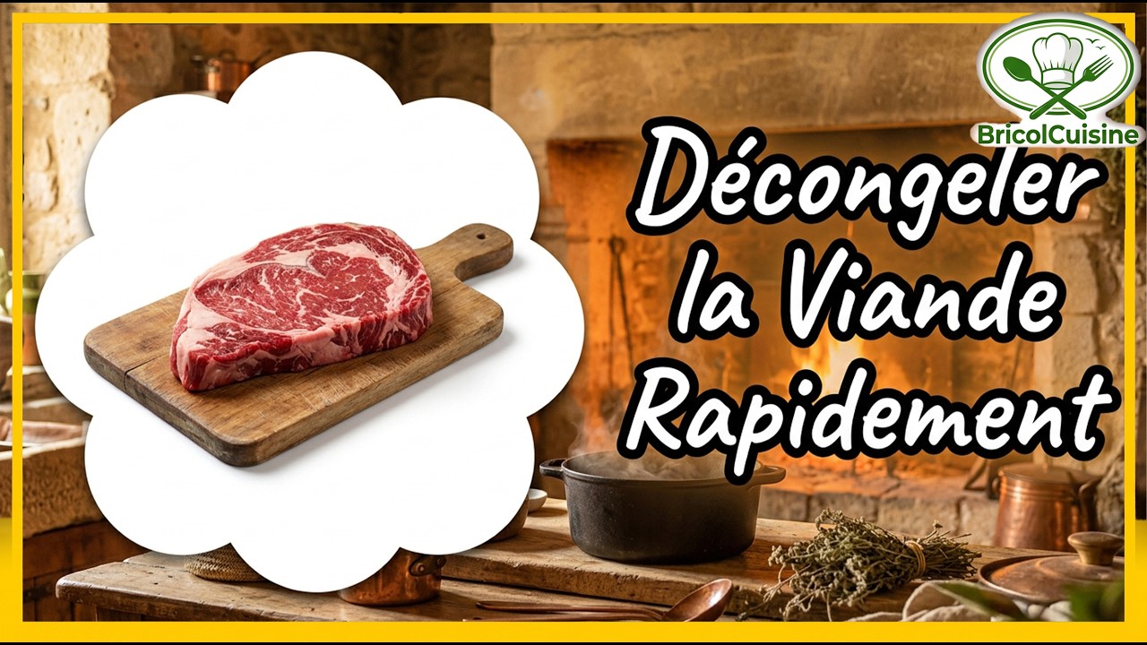 Comment décongeler de la viande rapidement