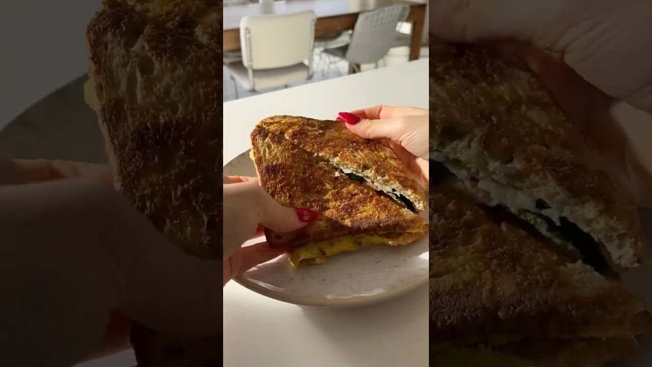 Nouveau petit déjeuner salé et protéiné rapide 🥪