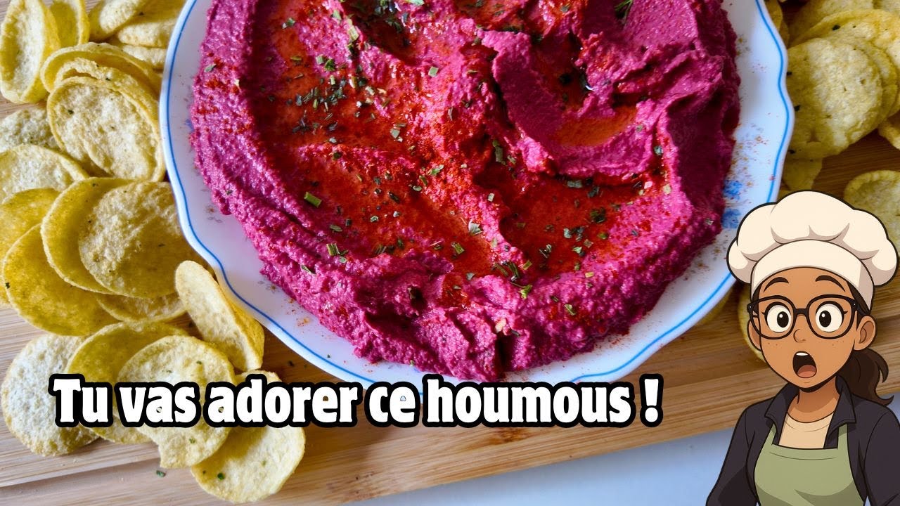 Houmous à la Betterave Ultra Crémeux – Recette Facile et Gourmande !
