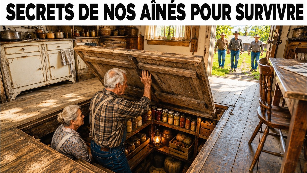 25 Secrets de Survie Oubliés Que Nos Grands Parents Utilisaient Sans Supermarché Ni Frigo