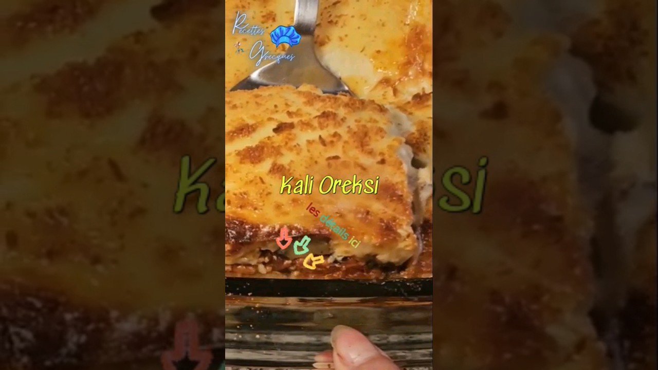 la vraie moussaka grecque simplifié #cuisine #recettes #recipe #food #cooking #recettefacile