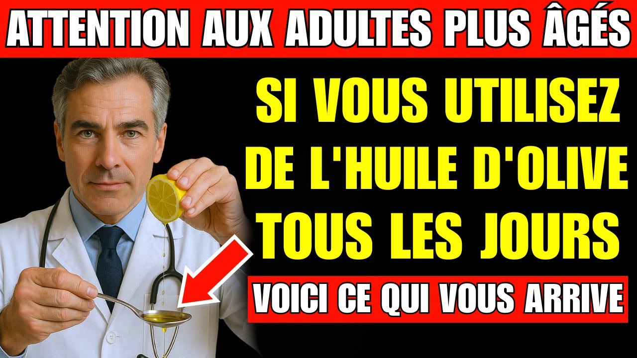 Avantages de consommer de l'HUILE D'OLIVE tous les jours après 60 ans 🌿