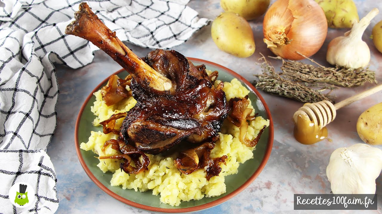 🍯 Souris d'agneau confite miel thym & son écrasé de pommes de terre