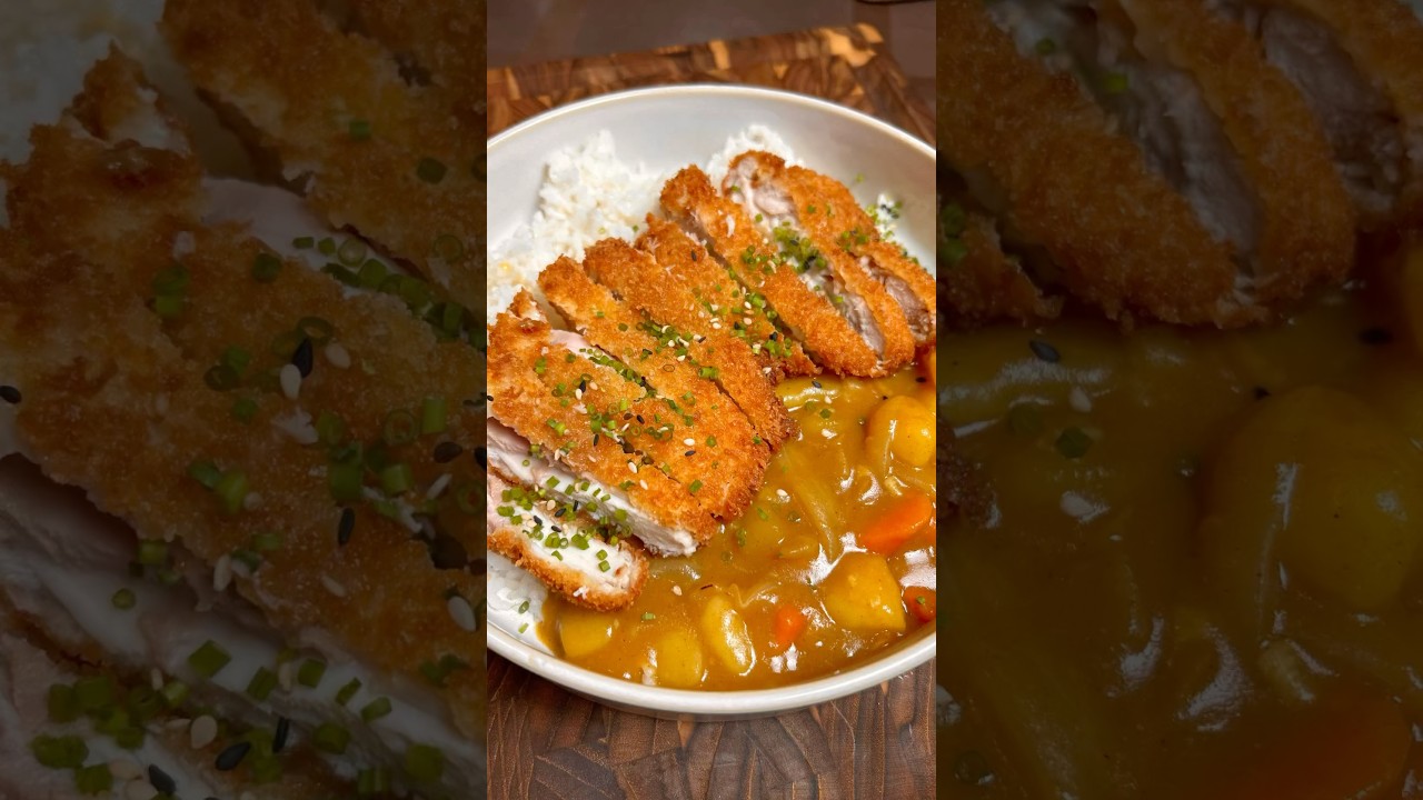 Poulet katsu et curry japonais 🤭🍛