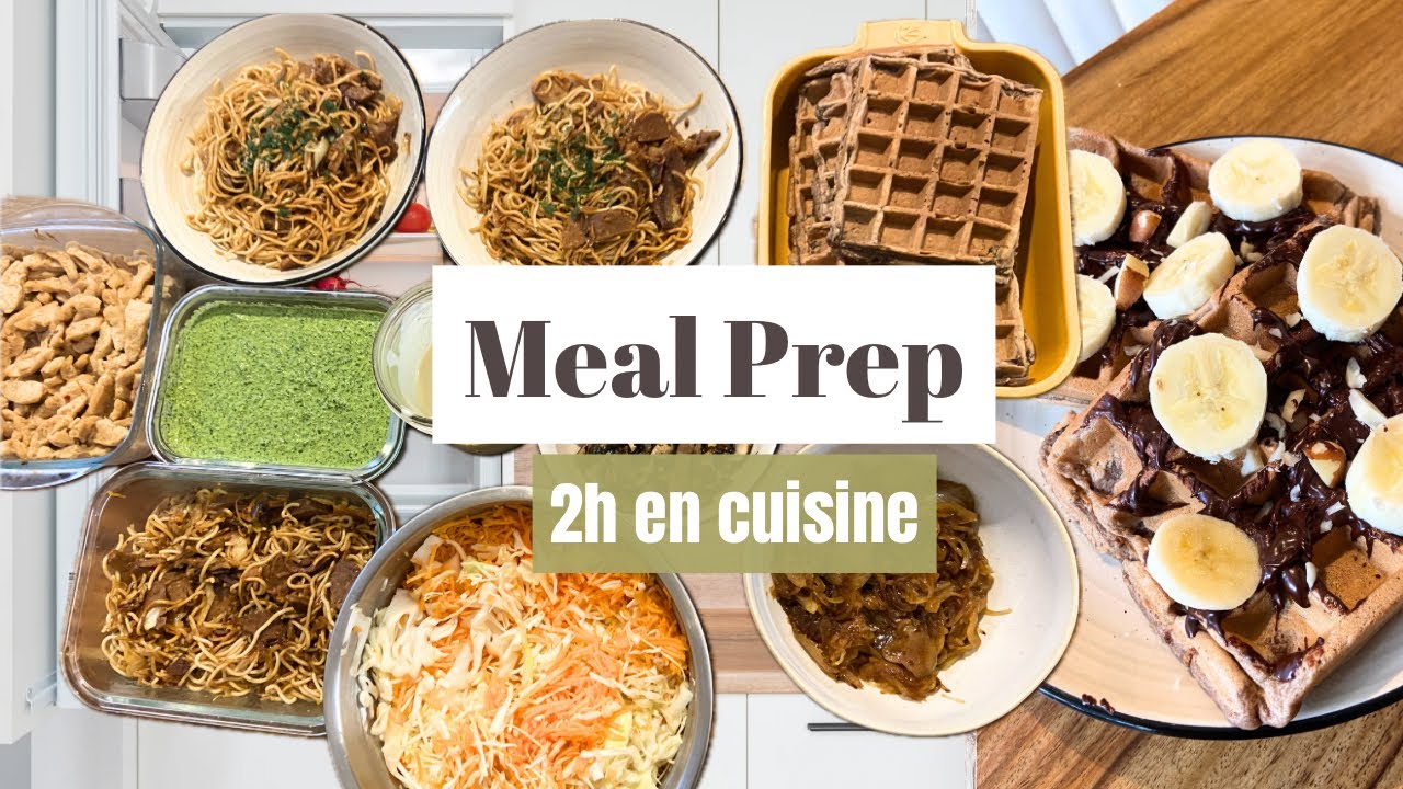 Meal prep | 2h en cuisine pour me simplifier la vie et économiser de l'argent