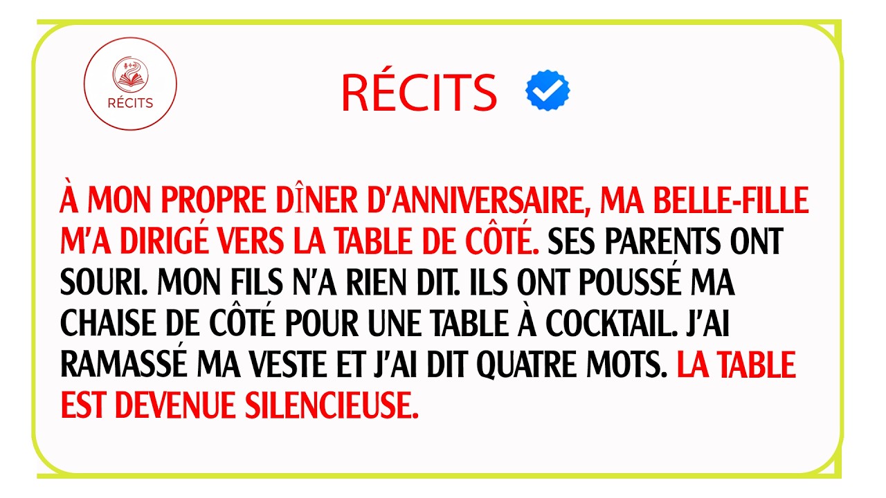 Traité comme un serviteur chez mon fils, je suis parti le soir de mes 70 ans. Il a tout regretté.