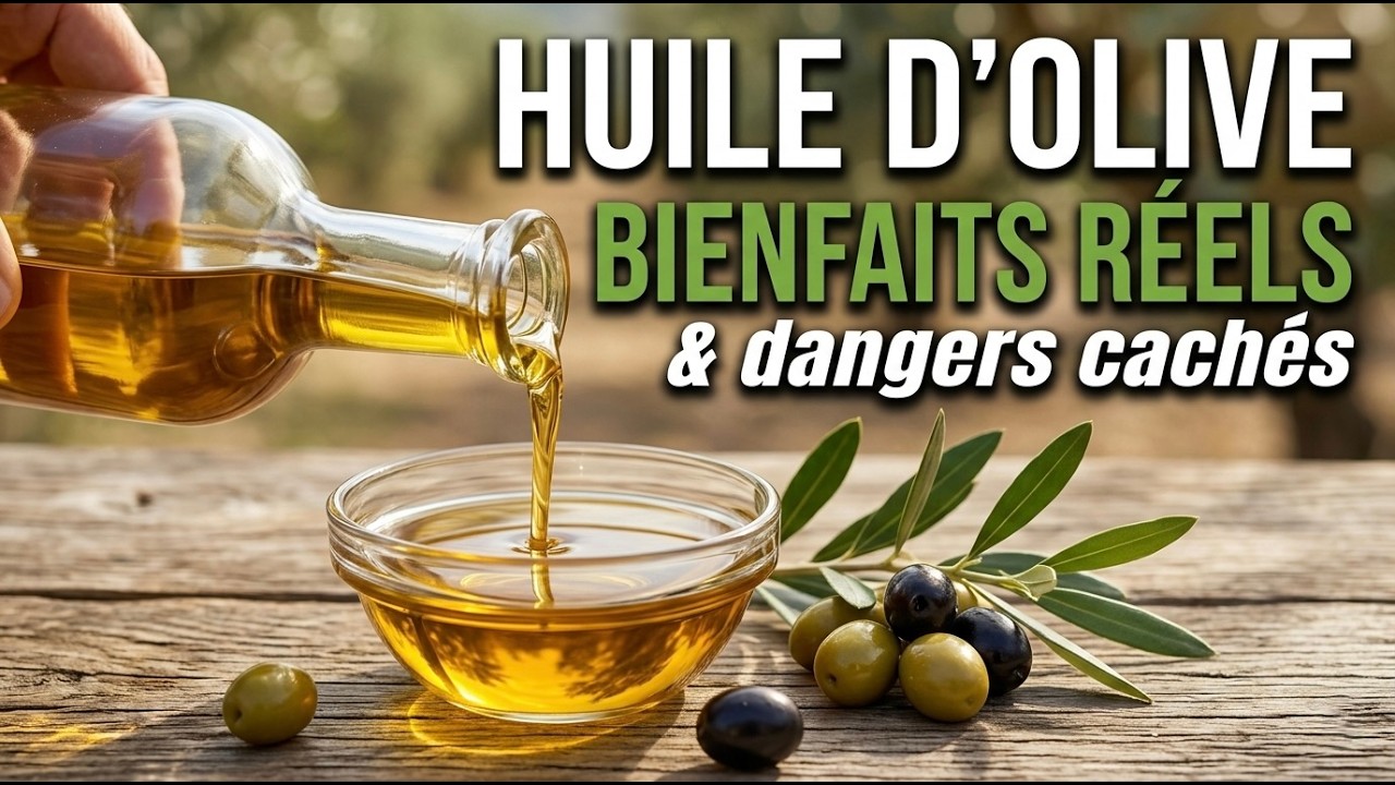 L'huile d'olive — bienfaits réels, dangers cachés.
