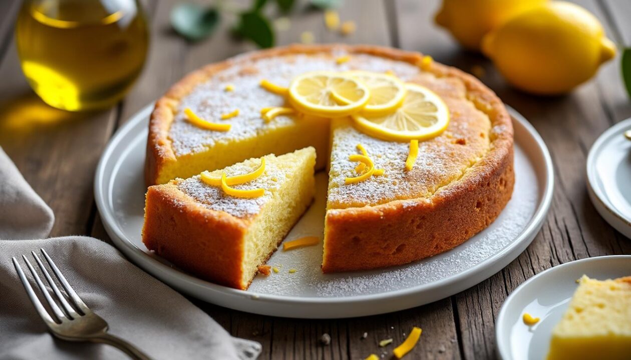 découvrez notre recette facile et rapide de cake moelleux au citron et à l'huile d'olive, un dessert léger parfait pour toutes les occasions.